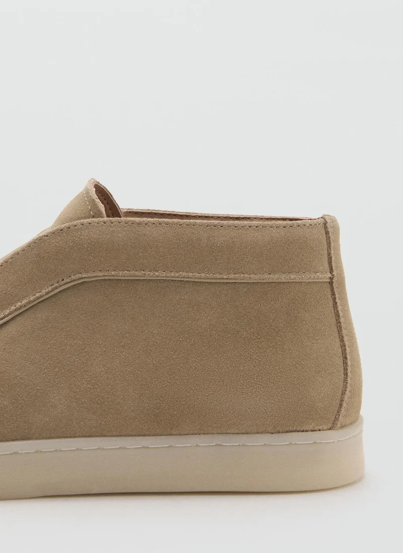 Mango Man  Suede leather sporty ankle boot for Men | Best Price UAE